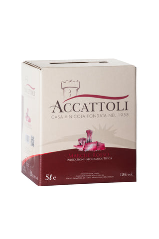 Vino Rosso Bag in box Accattoli
